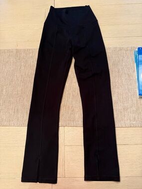 aerie Black High-Waist Flared Leggings